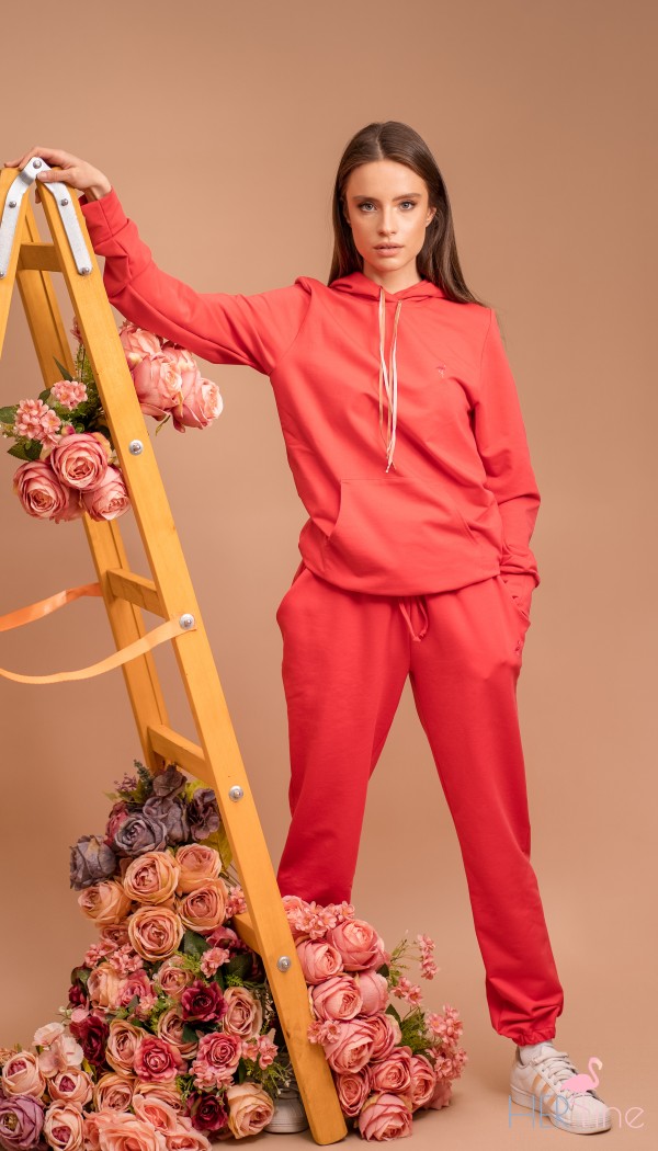 CORAL TRACK PANTS 
