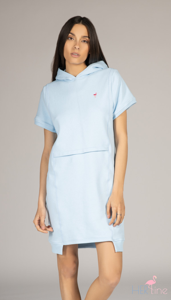 BLU ORGANIC short sleeve dress