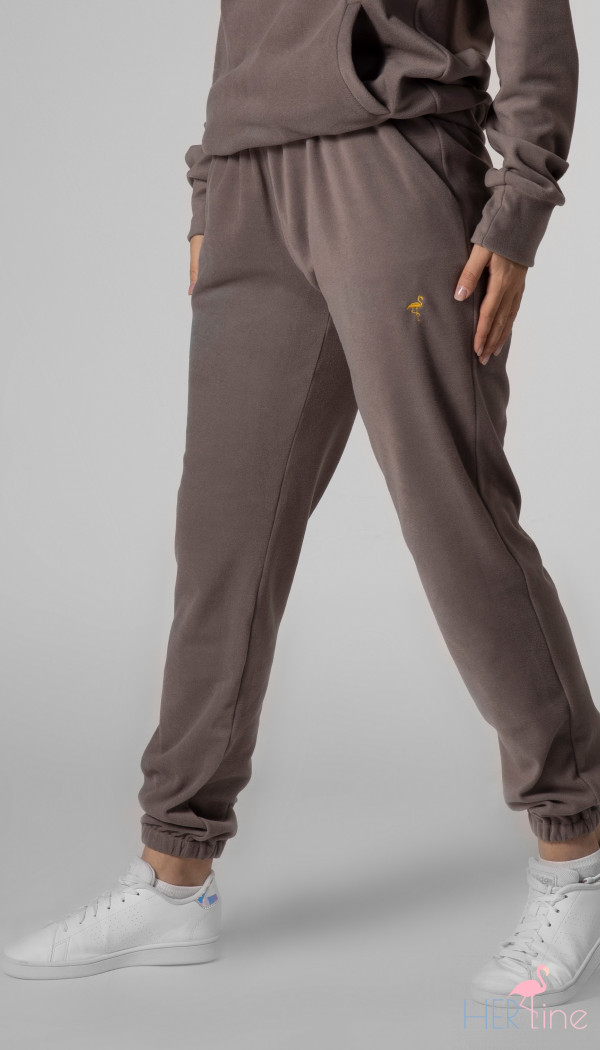 GREY TAUPE track pants 