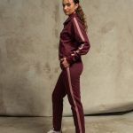 Burgundy rose polo set