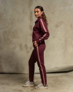 Burgundy rose polo set