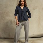 DARK BLUE SHIRT WITH POCKETS