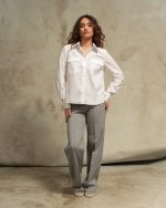 WHITE SHIRT WITH POCKET