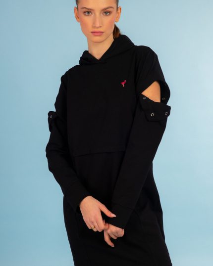 TRANSFORMATION JET BLACK DRESS
