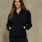 Polar zip-up sweatshirt