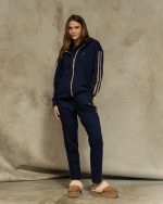 Navy Sand Track Pants