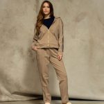 Sand Navy Zip Set