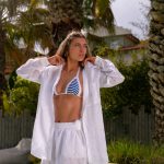 White Vibe Linen Blouse