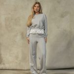 Grey lace sweatshirt