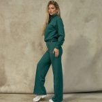 Teal powerline pants