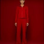 Red Set With Zipper