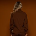 Brown Half Zipper Sweatshirt - Image 3