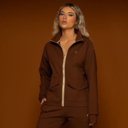 Brown Sweatshirt With Pockets
