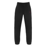 Ashes Grey Polar Track Pants With Pink