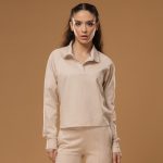 BUTTERCREME POLO SWEATSHIRT