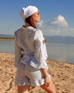 Sky Linen shorts - Image 2