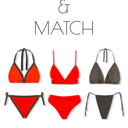 Mix and Match - Coral Olive