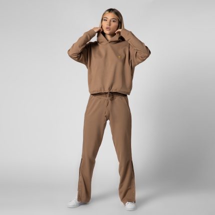 Light brown set with decorative track pants