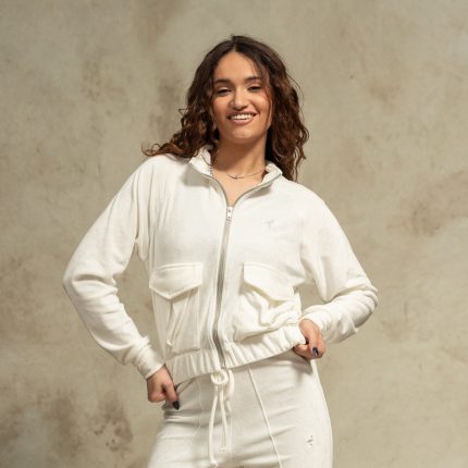 Carres Zipper Sweatshirt
