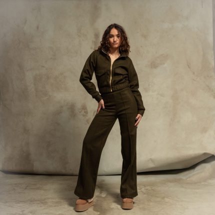 Olive wool set