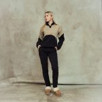 ashes polar track pants WITH GOLD LOGO - Image 2
