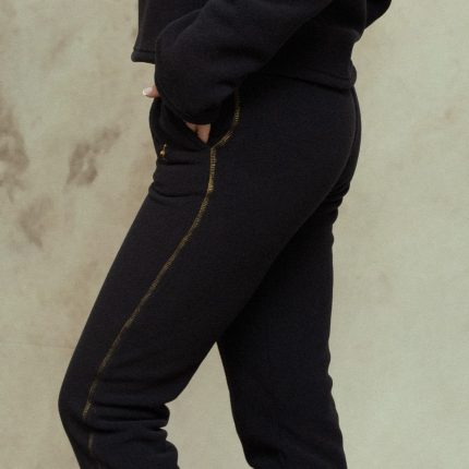 ashes polar track pants WITH GOLD LOGO