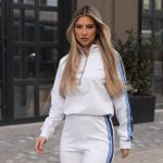 White stripe sweatshirt