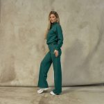 Teal powerline pants