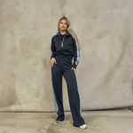 Navy stripe set