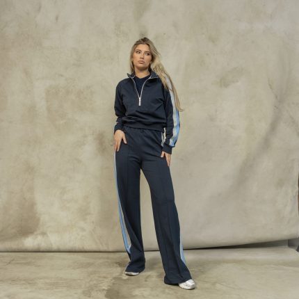 Navy stripe set