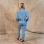 Sky blue slim track pants - Image 2