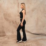 Black flare leggings - Image 3