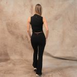 Black flare leggings - Image 2