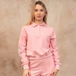 Baby rose - white sweatshirt