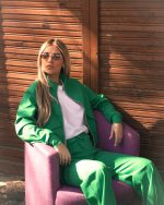 Green Zipper Sweatshirt - Image 2