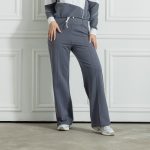 Grey- White powerline pants
