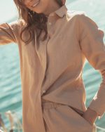 Cream breeze linen set - Image 2