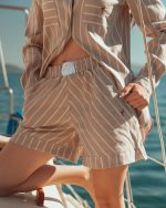 Breeze cream stripe set - Image 4