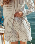 Breeze white stripe set - Image 4