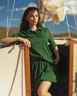Deep green breeze skirt set