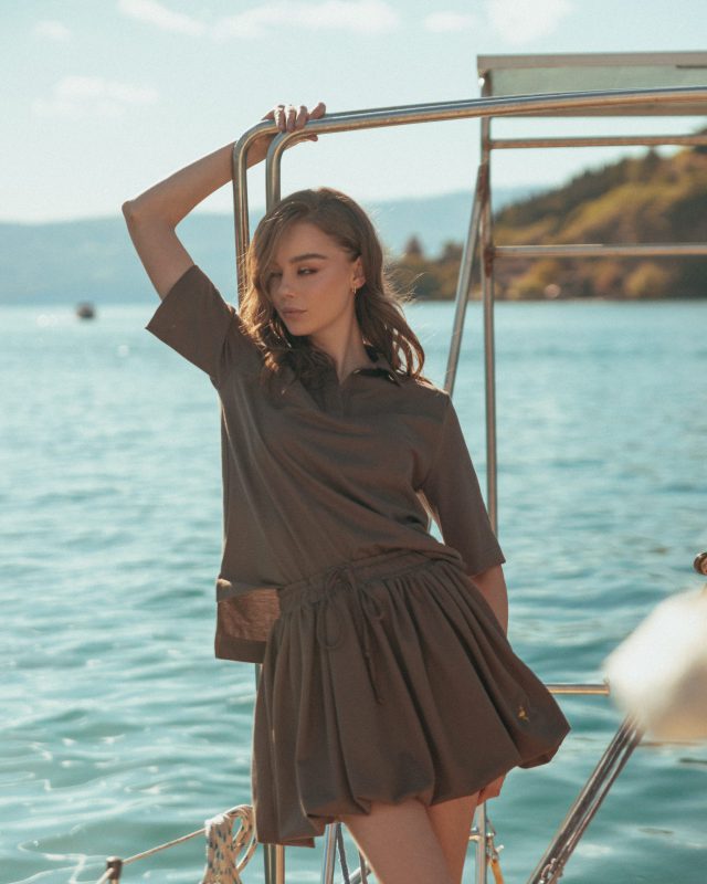 Mocha Breeze Skirt Set — женски сет со здолниште HERLine