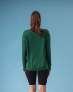Dark green-gold hoodie - Image 3