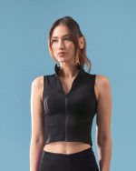 Black zipper top