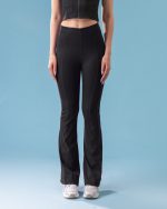 Black flare leggings