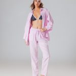 Pink long pants