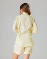 Butter yellow basic linen shirt - Image 2