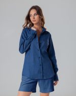 Inc blue basic linen set