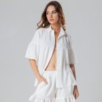White sand blouse