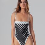 Procida Black polka dot