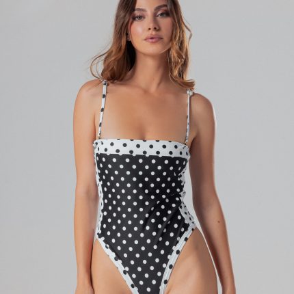 Procida Black polka dot